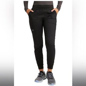 WOMENS MID RISE JOGGER TALL SCRUB PANTS